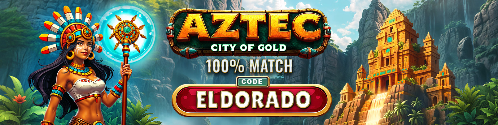 Aztec: City of Gold Promo Banner